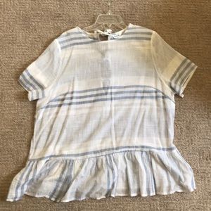 Lightweight peplum top